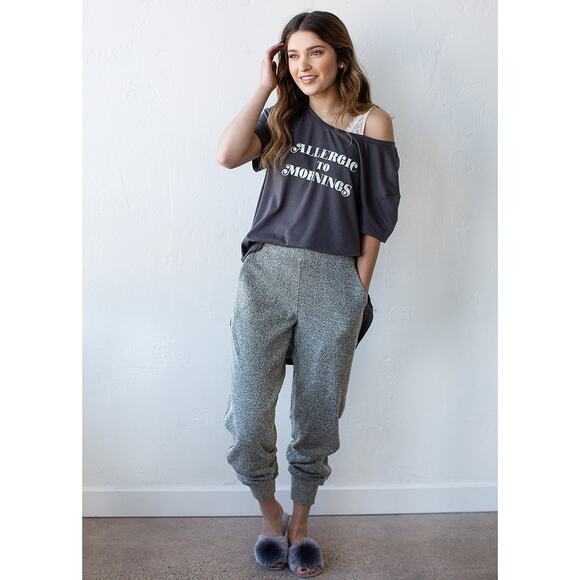 Joyfolie Mia Joy Tianna Pom Slippers in Light Gray Women’s Size 9 - Picture 3 of 6